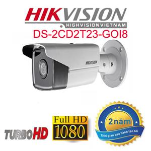 Camera IP thân trụ HIKVISION DS - 2CD2T23GOi8 2.0MP